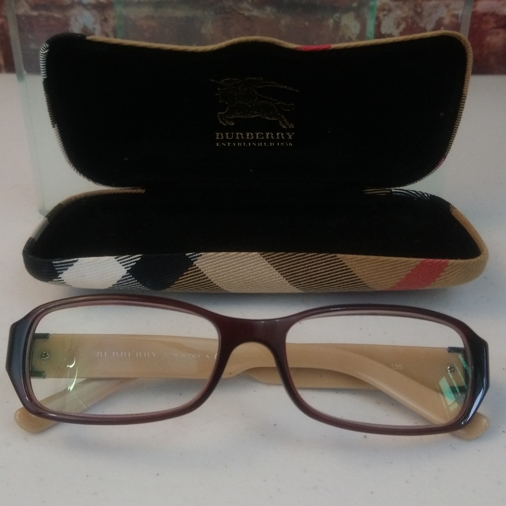 Burberry Made In Italy Perscription Glasses Case